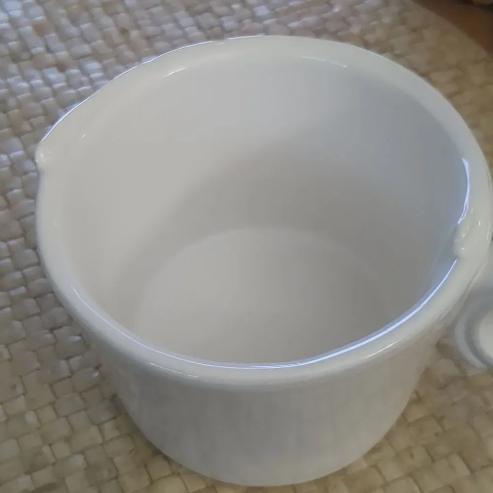Fraiche For Williams Sonoma Chunky Pottery Pitcher tiny chip
